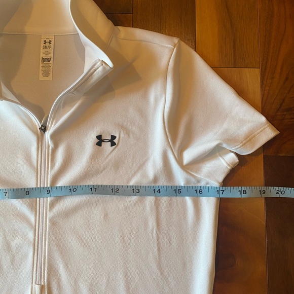 Under Armour Ladies Short Sleeve Half Zip - Picture 9 of 13